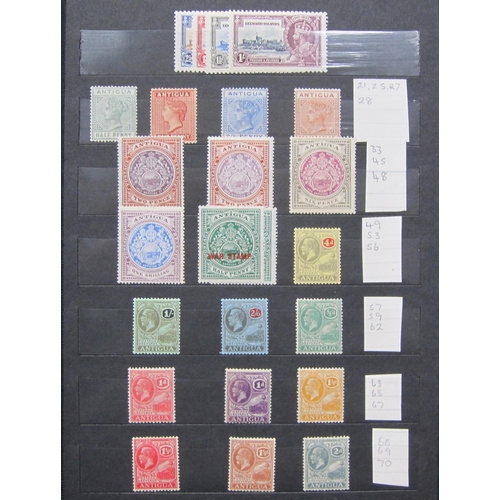 402 - A British Commonwealth mint stamp selection (with interest  in the West Indies, Morocco Agencies, Un... 