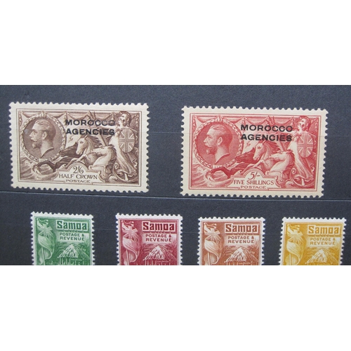 402 - A British Commonwealth mint stamp selection (with interest  in the West Indies, Morocco Agencies, Un... 