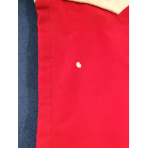 487 - A Childs red Military style Jacket (Moth Damaged). (R2).