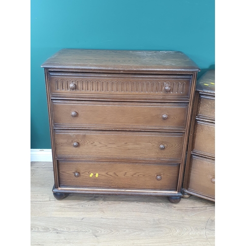 11 - An Old Charm style Kneehole Desk 2ft 6