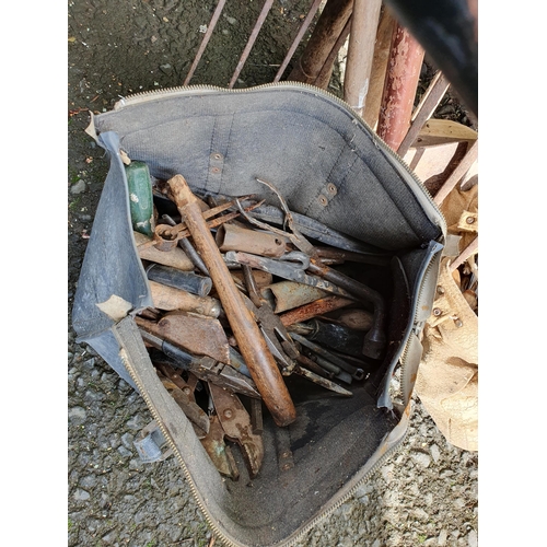 225 - A quantity of Garden & Workshop Tools and two Wheelbarrows.