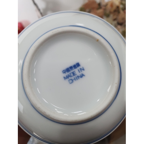 362 - A set of modern Chinese blue and white Cups, Saucers, Dishes, etc