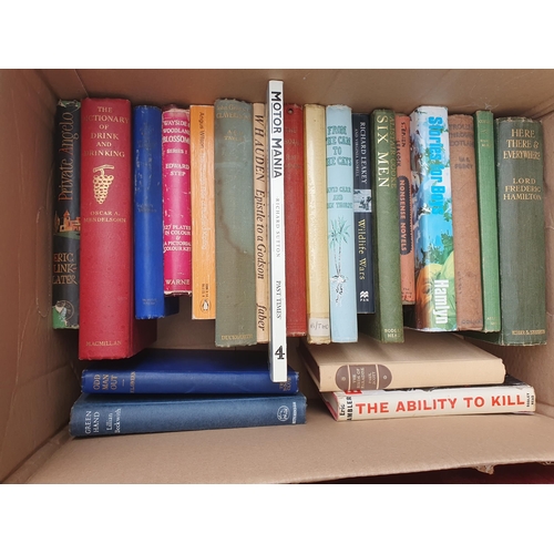 479 - Four boxes of Books on travel, art, textiles, history, etc