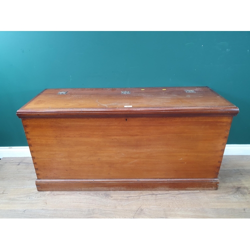 522 - A Victorian mahogany Blanket Chest 4ft 2in W x 2ft 1in H (R3)