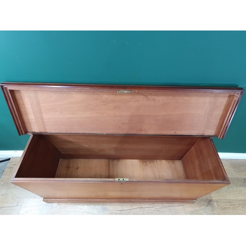 522 - A Victorian mahogany Blanket Chest 4ft 2in W x 2ft 1in H (R3)