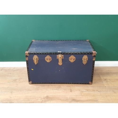 620 - A blue Luggage Case.