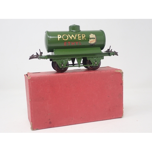 144 - A boxed Hornby 0 gauge No.1 Power Ethyl Tank Wagon