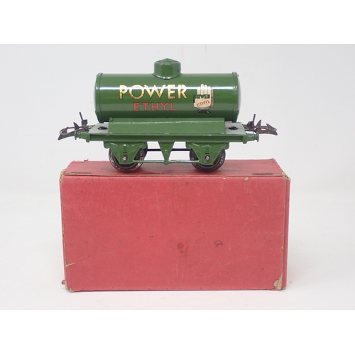 144 - A boxed Hornby 0 gauge No.1 Power Ethyl Tank Wagon