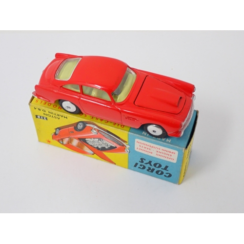 150 - Corgi Toys 218 red Aston Martin DB4, boxed