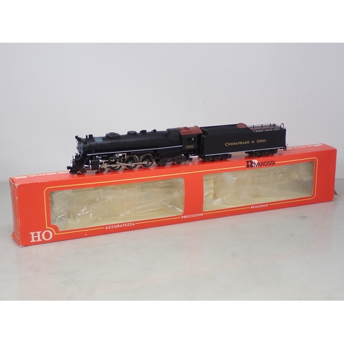 155 - Rivarossi 1279 HO scale 4-6-4 Hudson Locomotive in Chesapeake & Ohio livery, boxed