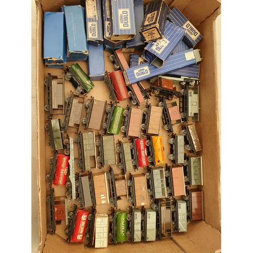 173 - Approximately 40 unboxed Hornby Dublo 3-rail Wagons and eighteen boxed/part-boxed Wagons