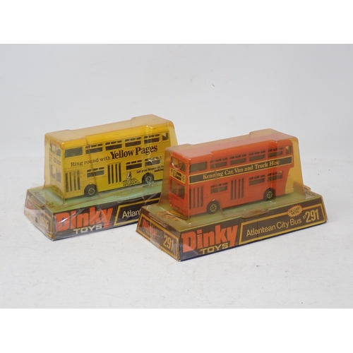 176 - Dinky Toys 291 Atlantean City Bus, boxed and 295 Atlantean Bus, boxed