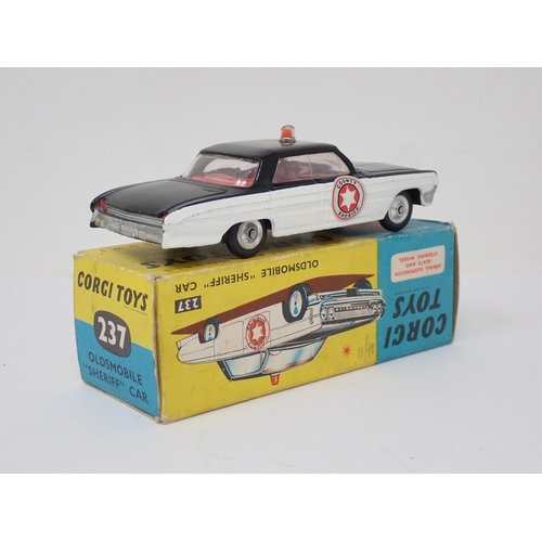 207 - Corgi Toys 237 Oldsmobile Sheriff Car, boxed