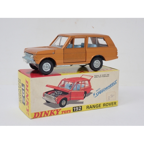 226 - Dinky Toys 192 metallic orange Range Rover, boxed