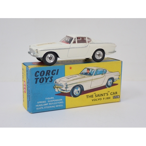 232 - Corgi Toys 258 The Saints Car Volvo P.1800, boxed