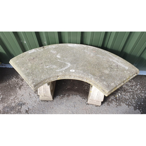 230 - A concrete Garden Seat