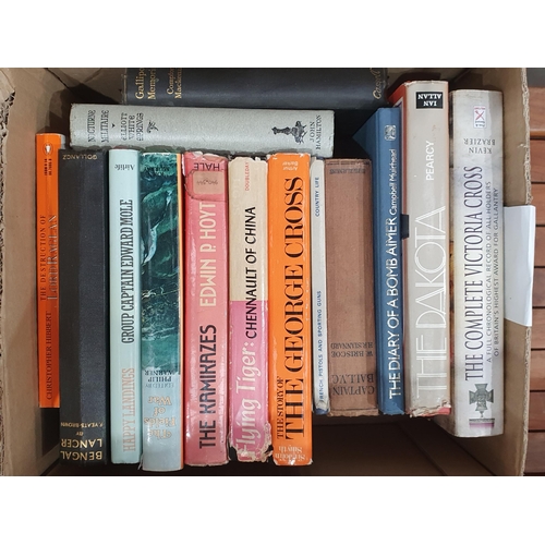 280 - Two boxes of Books including Medals, War and Weapons (R2)