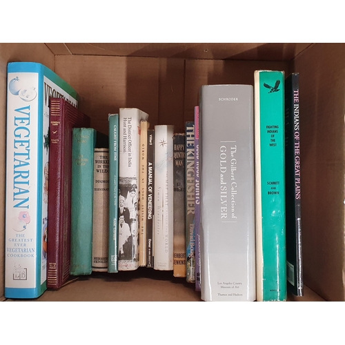 282 - Two boxes of Books including Fishing, Antiques and Cooking (R6)