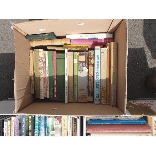 471 - Five boxes of Books including Regional Topography, Military, Natural History, etc. (R5)