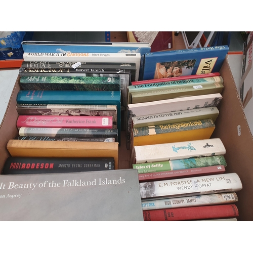 478 - Three boxes of Books including Ornithology, Natural History, English Heritage, etc. (R5)