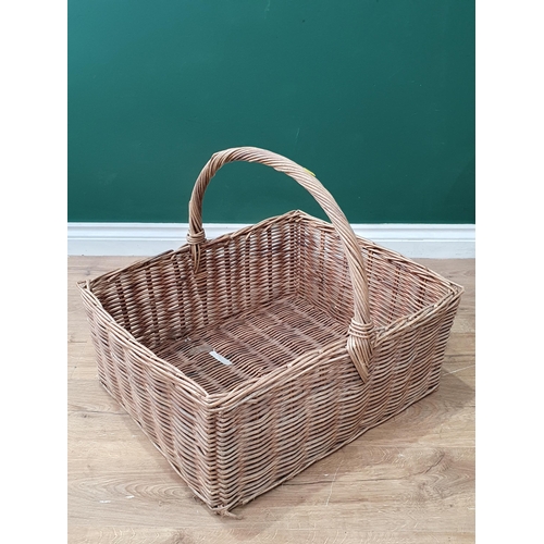 623 - Seven wicker Baskets (R8)