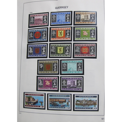 401 - A Stamp Collection of Channel Islands and Isle of Man, mint, mostly post 1940, contained in two spec... 