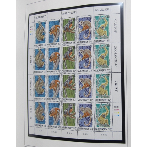 401 - A Stamp Collection of Channel Islands and Isle of Man, mint, mostly post 1940, contained in two spec... 