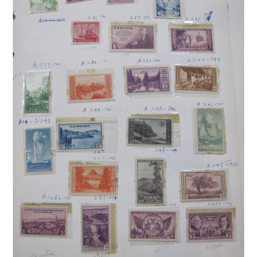 408 - An All World Collection of Stamps contained in various albums, with interest in the USA; with variou... 