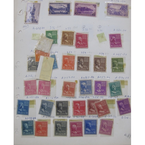 408 - An All World Collection of Stamps contained in various albums, with interest in the USA; with variou... 