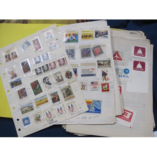 408 - An All World Collection of Stamps contained in various albums, with interest in the USA; with variou... 