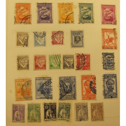 409 - An All World Stamp Collection contained in a Paragon album, with interest in France, GB, Germany and... 