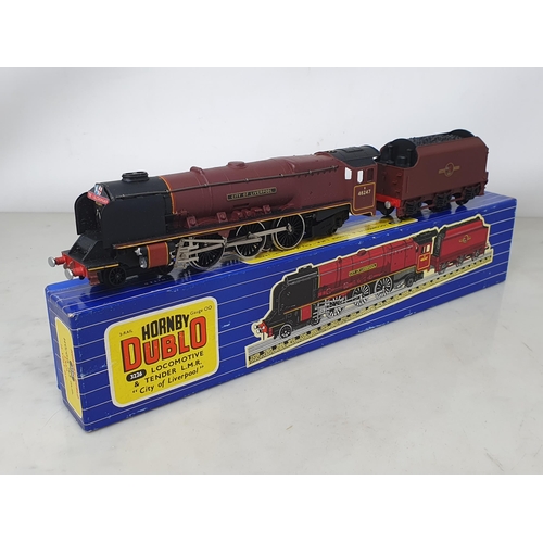 101 - Hornby Dublo 3226 'City of Liverpool' Locomotive, boxed with packing rings, test tag and guarantee. ... 