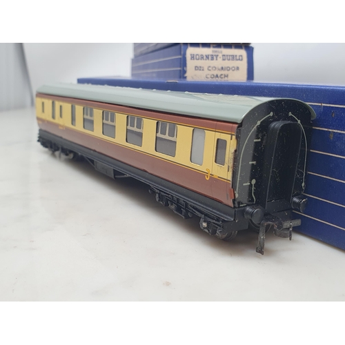 103 - Ten boxed Hornby Dublo 3-rail D12, D20, D21 and D22 Coaches