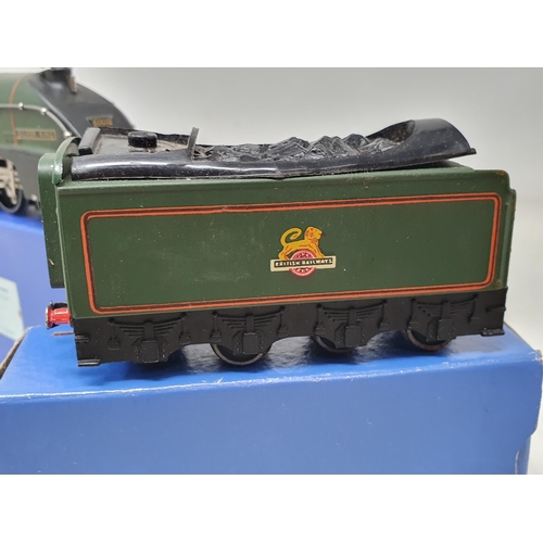 111 - Hornby Dublo EDL11 A4 Locomotive 'Silver King' and Tender, boxed with insert. Mint, boxes nr mint