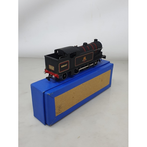 112 - Hornby Dublo 3217 0-6-2T Locomotive, boxed with insert. Model and box Nr mint