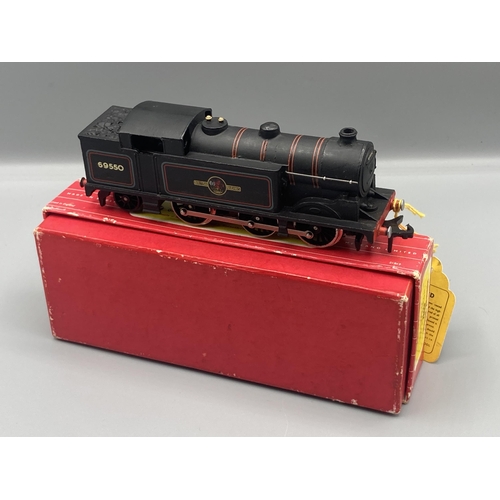 12 - Hornby Dublo rare 2217 0-6-2T Locomotive with large safety valve in mint condition showing no signs ... 