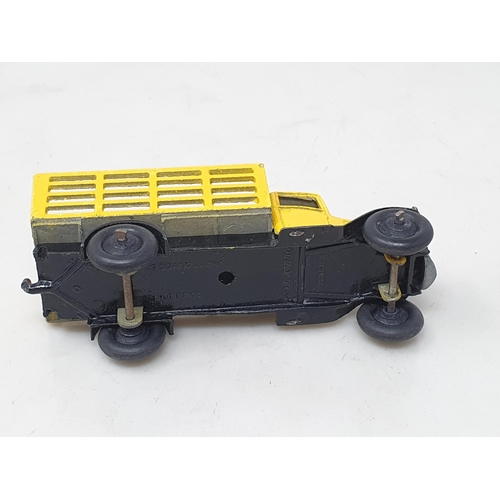 122 - Dinky Toys 30n yellow and black Produce Wagon, possible repaint