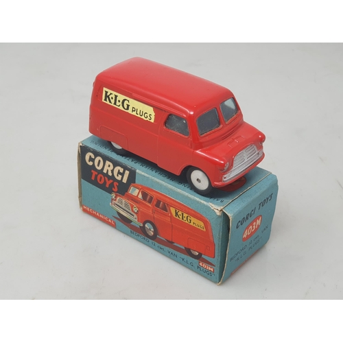 134 - Corgi Toys 403M Bedford 'K.L.G. Plugs' Van, boxed