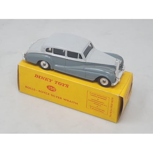 136 - Dinky Toys 150 Rolls-Royce Silver Wraith, boxed