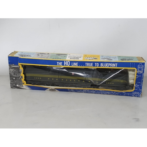 160 - AHM HO scale G.G.1. electric Locomotive, boxed, a Hornby Ac-Ho BB 16.000 Locomotive, boxed and two u... 