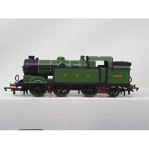 185 - An unboxed Hornby 00 gauge N2 Class, an unboxed J72 0-6-0T and an unboxed J52 0-6-0T Locomotive