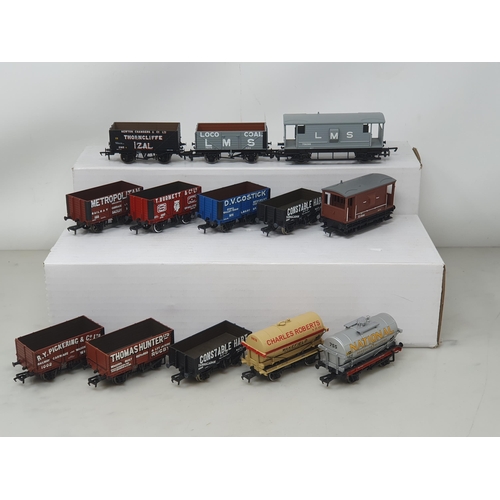 188 - Approximately 50 unboxed Dapol and Bachmann 00 gauge Wagons and a boxed Bachmann Wagon