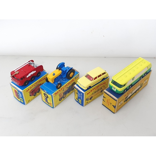 216 - A boxed Matchbox Lesney M-1 Pack, No.38 Vauxhall Estate Car, No.39 Ford Tractor and No.63 Tender