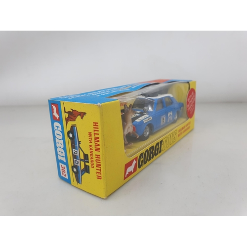 233 - A boxed Corgi Toys No.302 Hillman Hunter with kangaroo