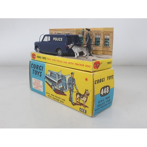 234 - A boxed Corgi Toys No.448 Mini Police Van with tracker dog