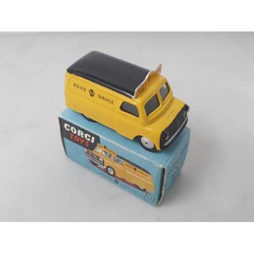 236 - A boxed Corgi Toys No.408 Bedford AA Van