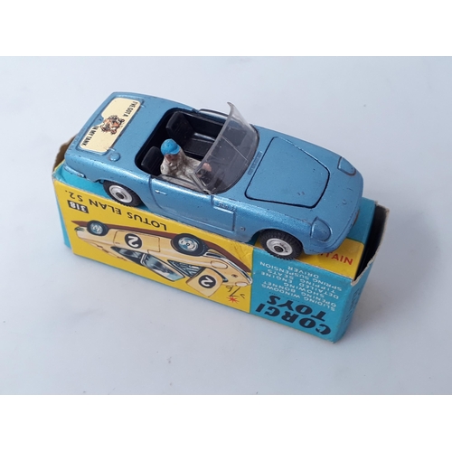 244 - A boxed Corgi Toys No.251 Hillman Imp and a boxed No.318 Lotus Elan S2.