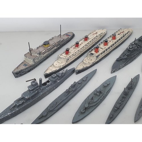 264 - Approximately 48 Dinky Toys diecast Ships