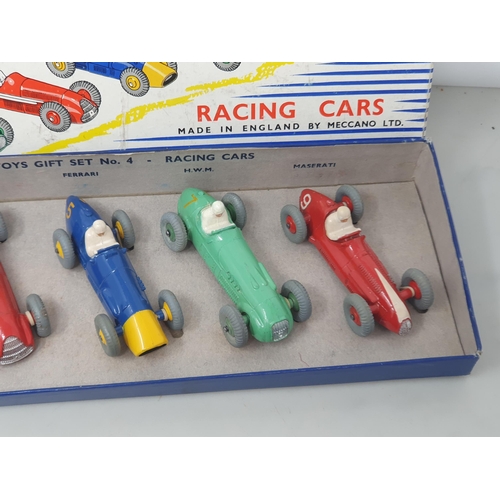 280 - A Dinky Toys Gift Set No.4 Racing Cars