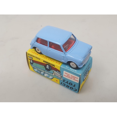 282 - A boxed Corgi Toys No.226 blue Mini-Minor